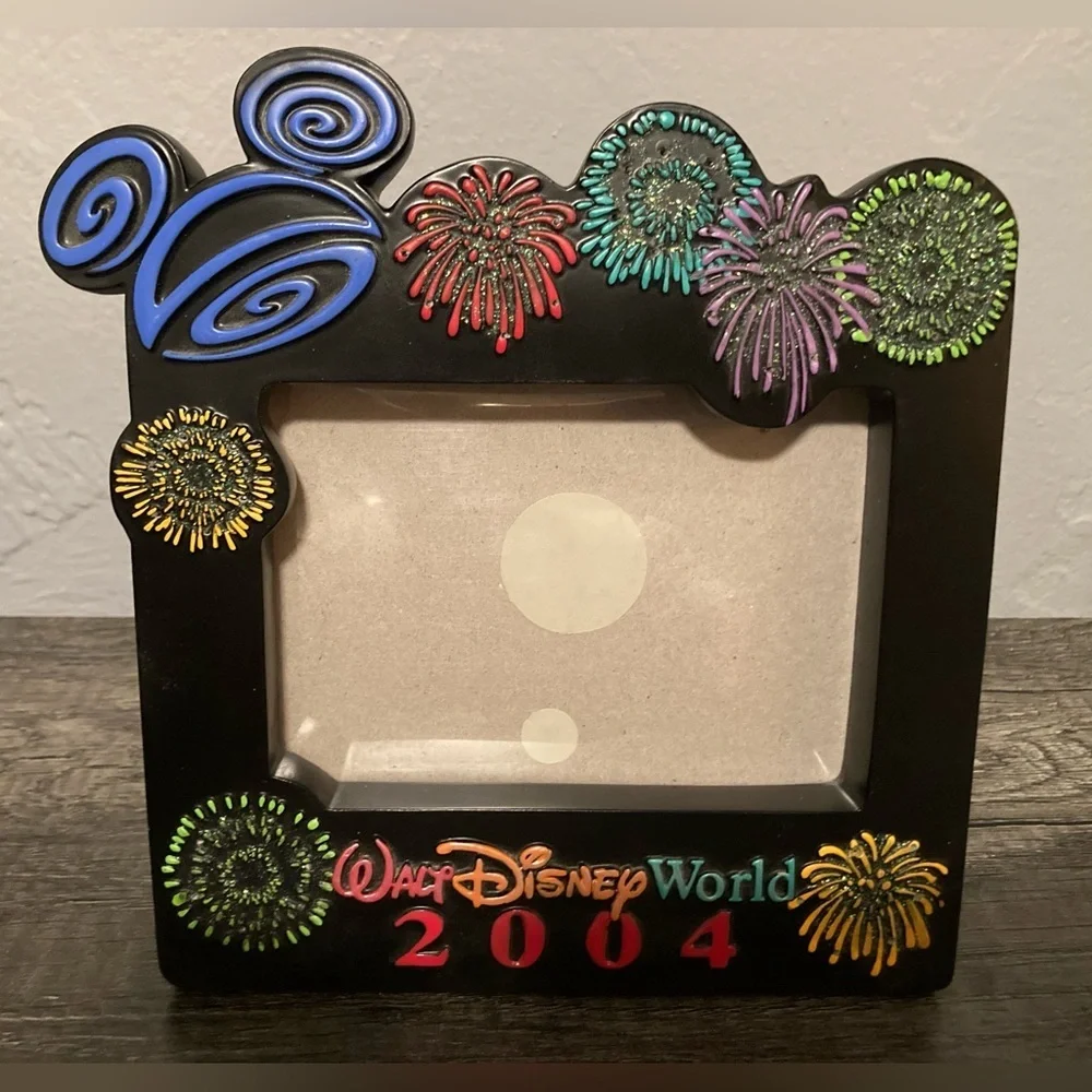 Vintage 2004 Walt Disney World Fireworks Light Up Picture Frame